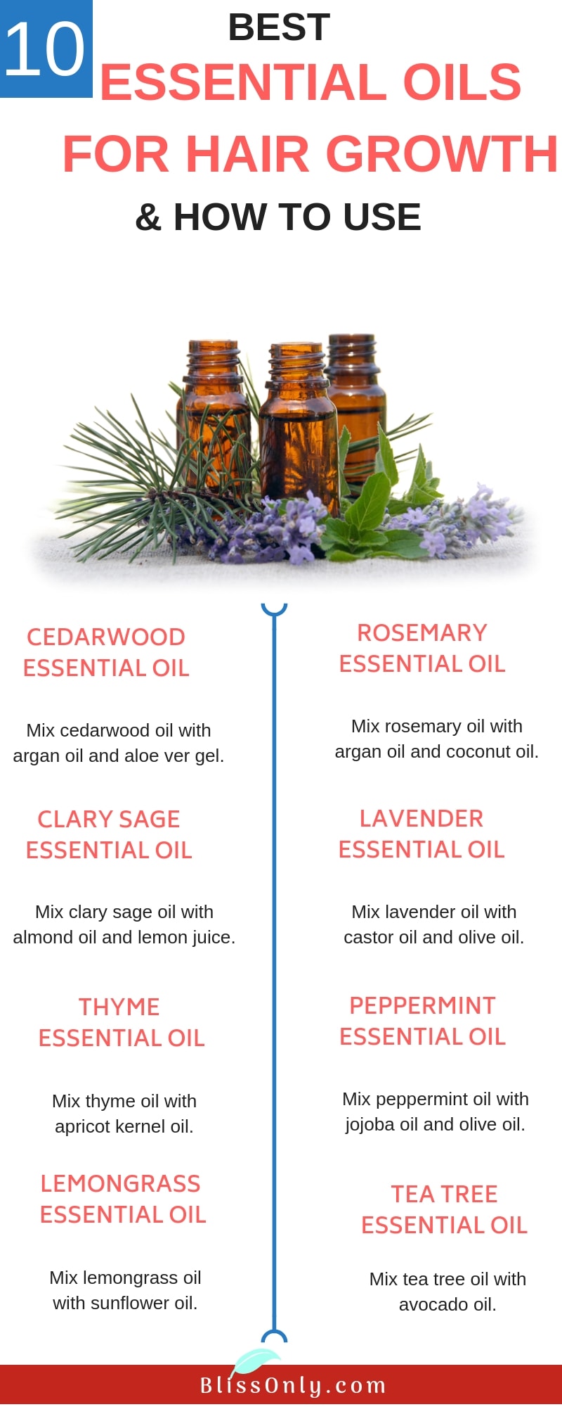 10 Best Essential Oils For Hair Growth And How To Use Blissonly 4891