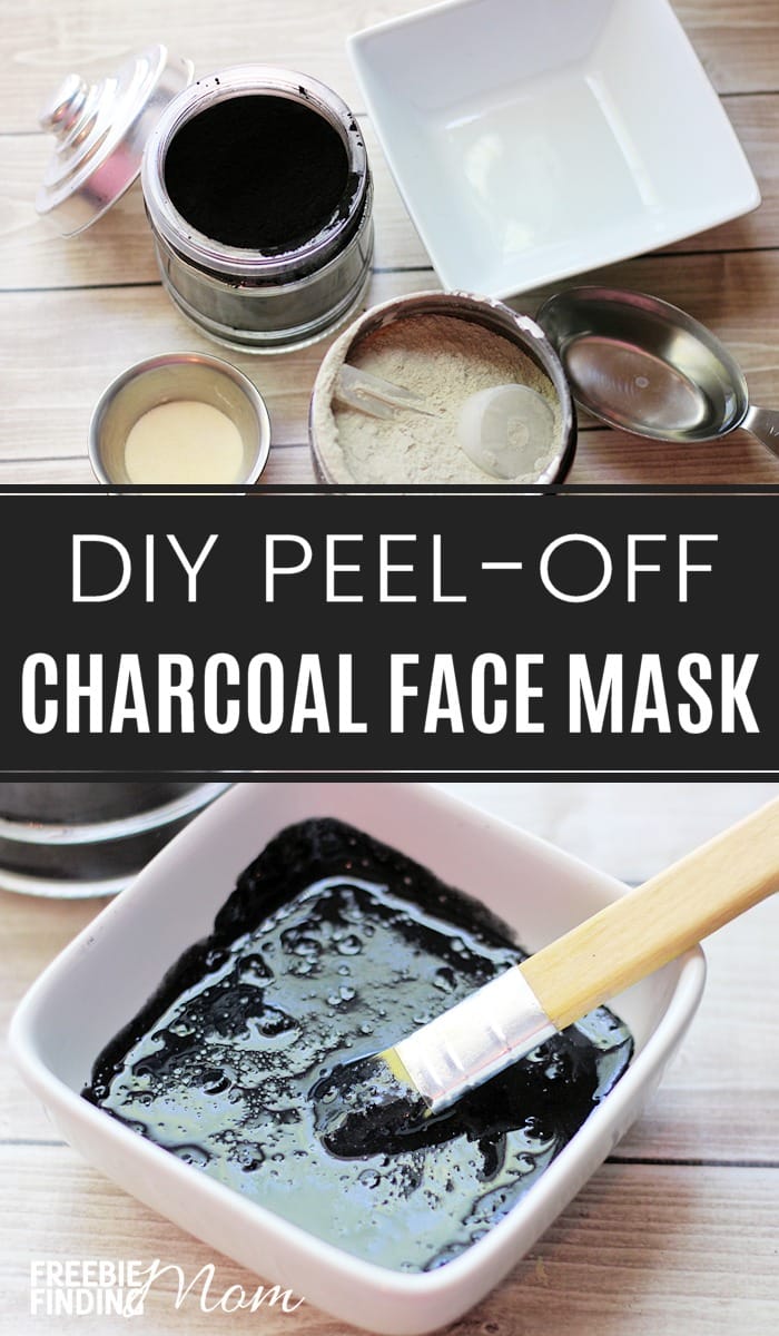 DIY charcoal mask