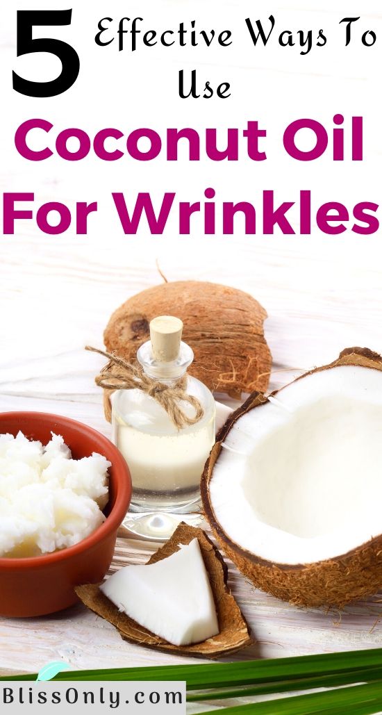 coconut oil for wrinkles