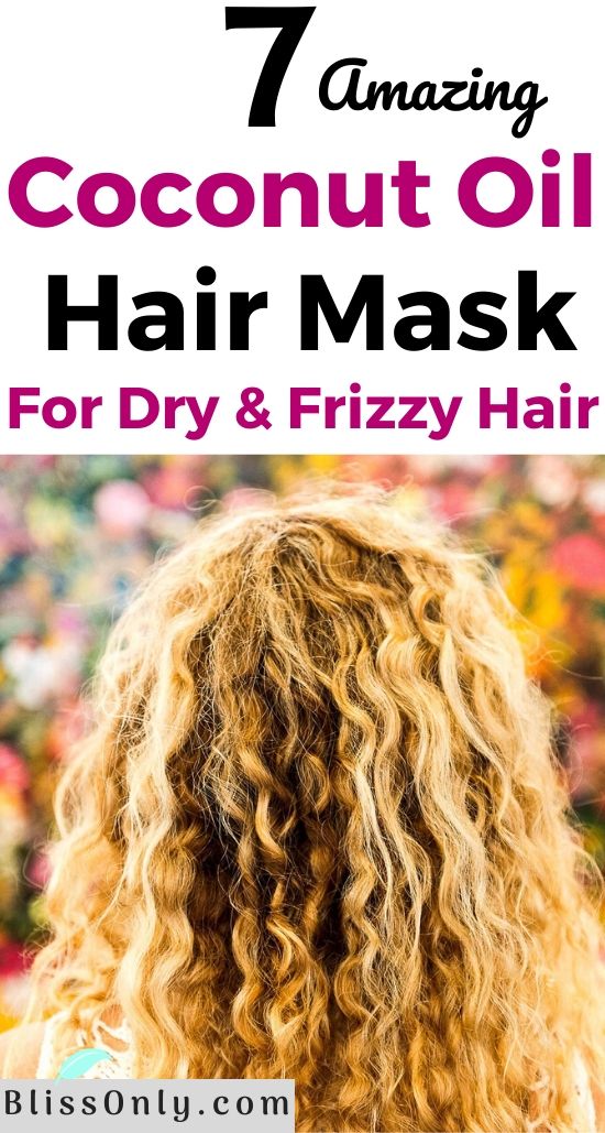 coconut oil hair mask for frizzy hair
