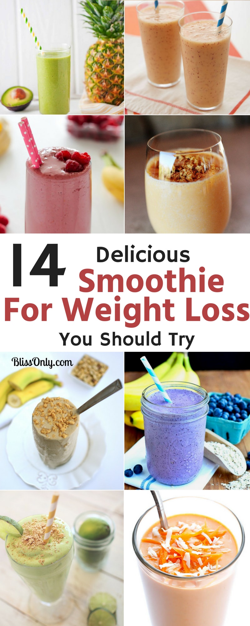 14 Smoothie For Weight Loss You Should Try Now - BlissOnly