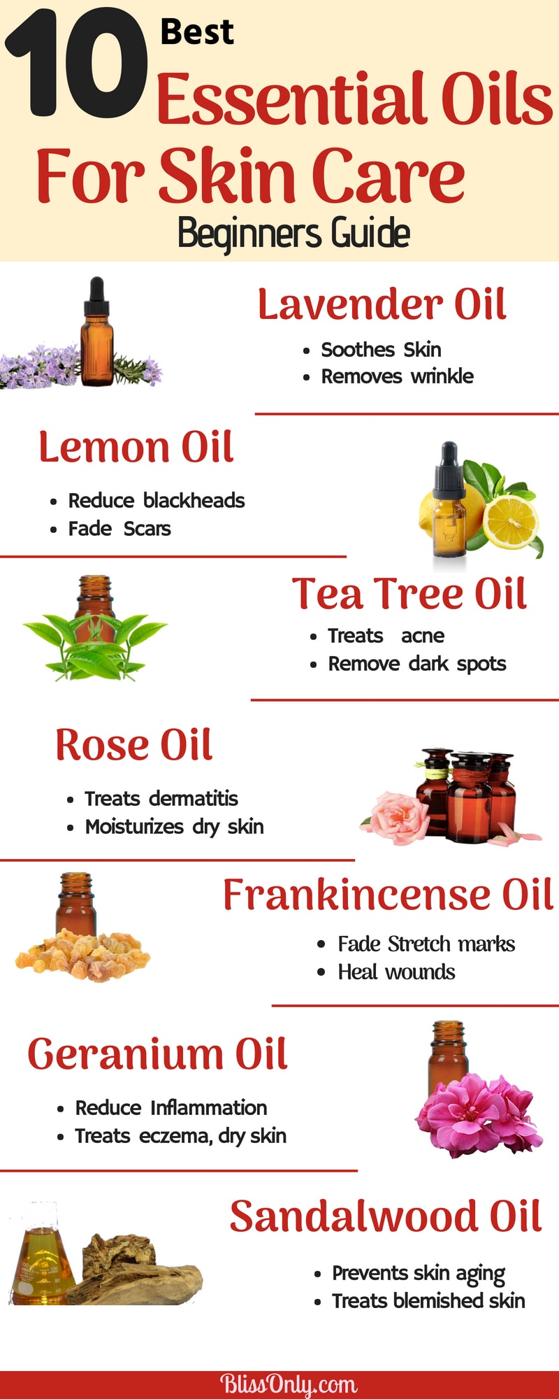 10 Best Essential Oils For Skin Care And How To Use Them - BlissOnly