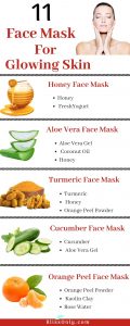 homemade face masks for glowing skin