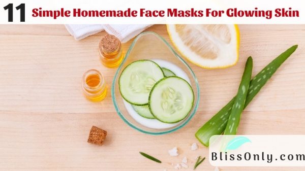 11 Simple Homemade Face Masks For Glowing Skin - BlissOnly