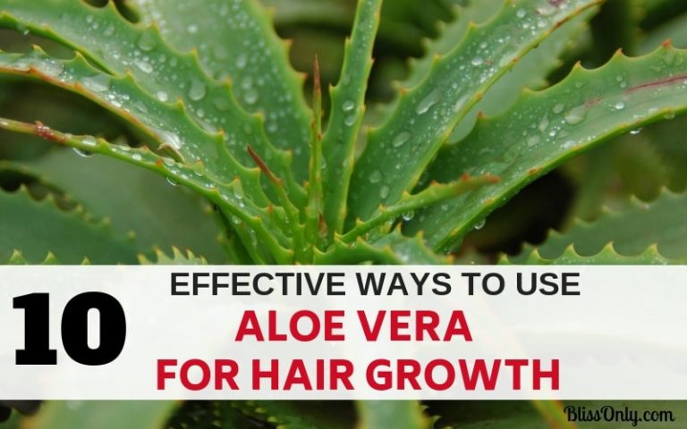 10 Effective Ways To Use Aloe Vera For Hair Growth - BlissOnly