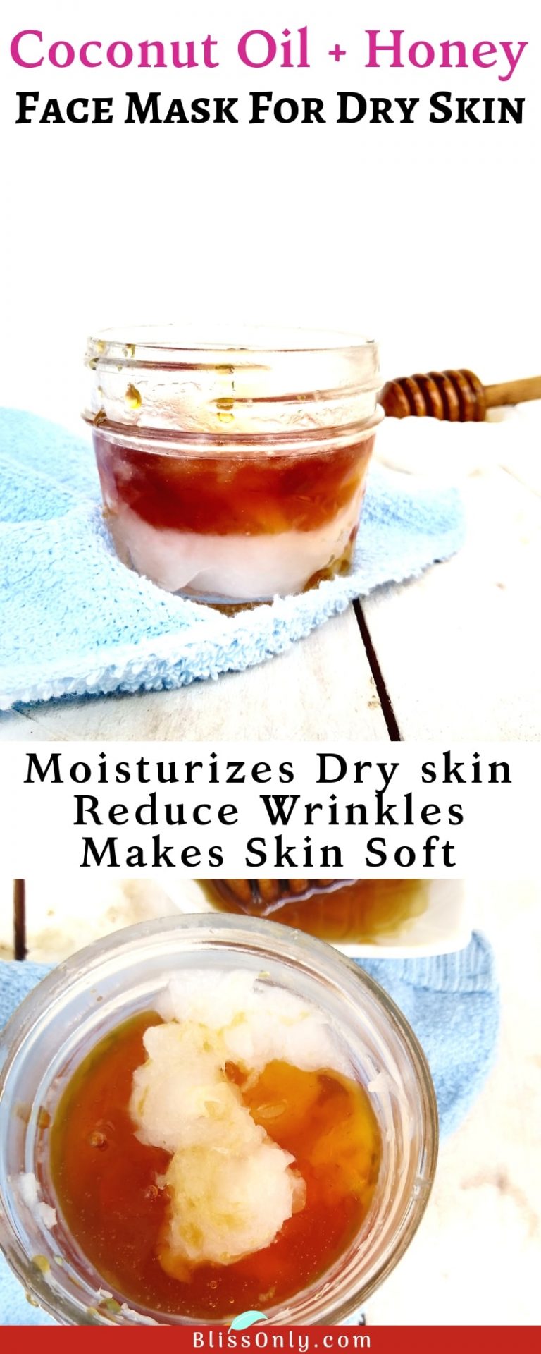 DIY Coconut Oil And Honey Face Mask For Dry Skin BlissOnly