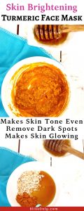 skin brightening turmeric face mask