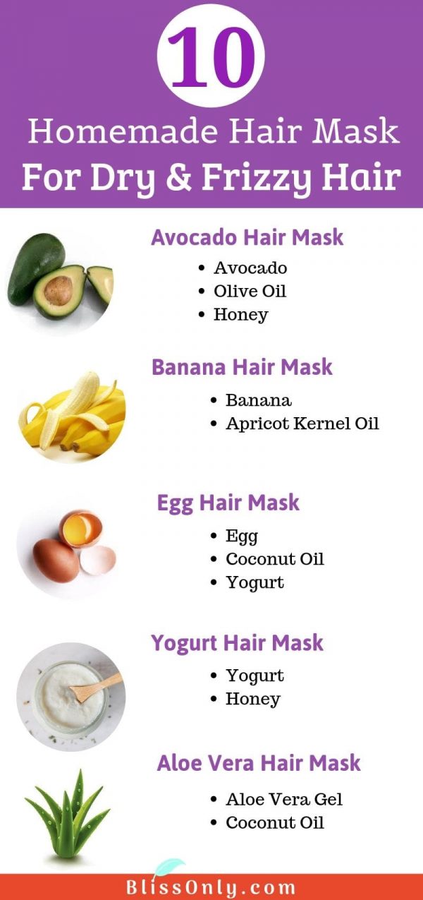 hair mask for frizzy hair BlissOnly