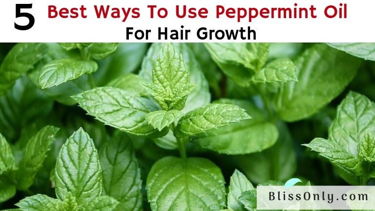 Peppermint Oil For Hair Growth: 5 Effective Ways To Use It - BlissOnly