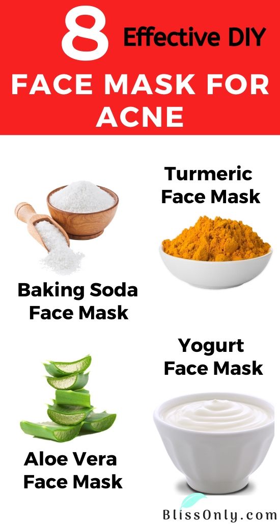 8 DIY Face Mask For Acne-Free Skin - BlissOnly
