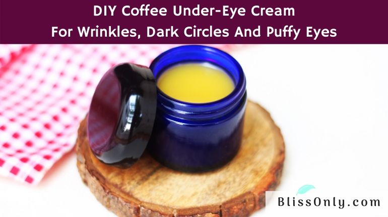 coffee under-eye cream